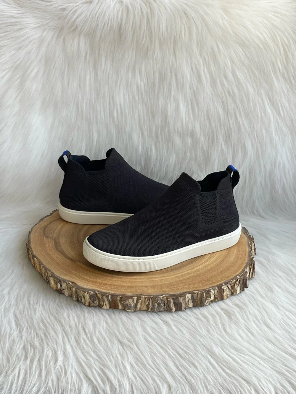 Rothy’s The Chelsea black ankle boots